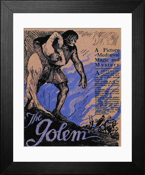 Framed Print : THE GOLEM, (aka DER GOLEM, WIE ER IN DIE WELT KAM), 1920