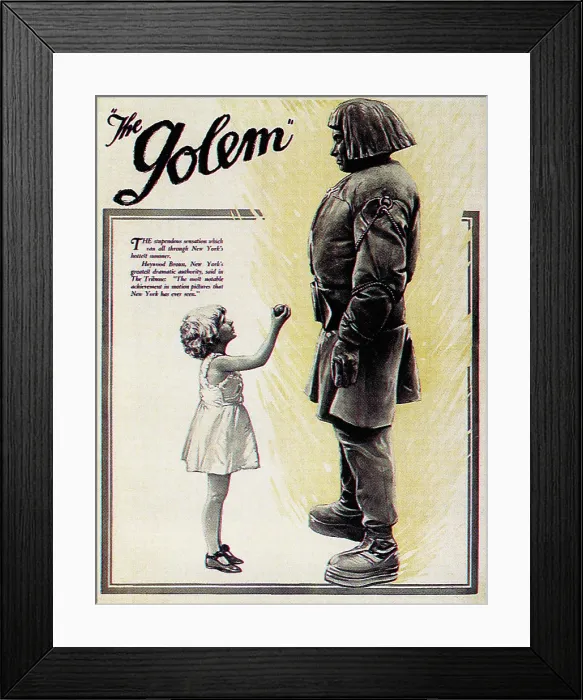 Framed Print : THE GOLEM, (aka DER GOLEM, WIE ER IN DIE WELT KAM), 1920 Framed Print : THE GOLEM, (aka DER GOLEM, WIE ER IN DIE WELT KAM), 1920