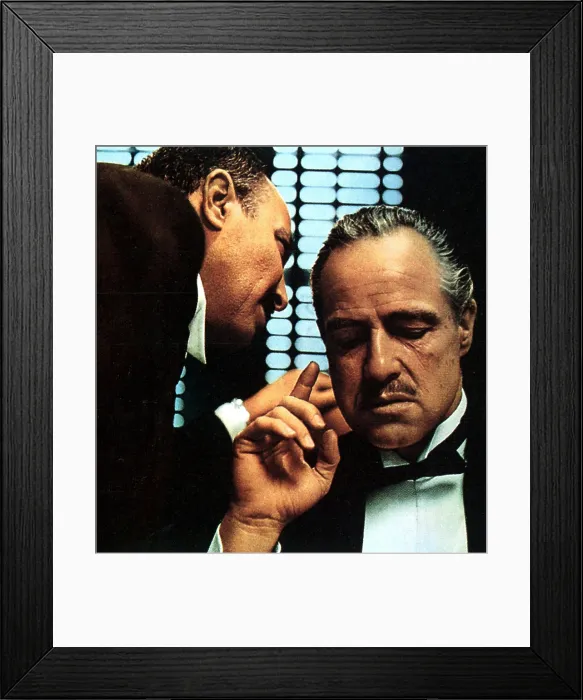 Framed Print : THE GODFATHER, Salvatore Corsitto, Marlon Brando, 1972
