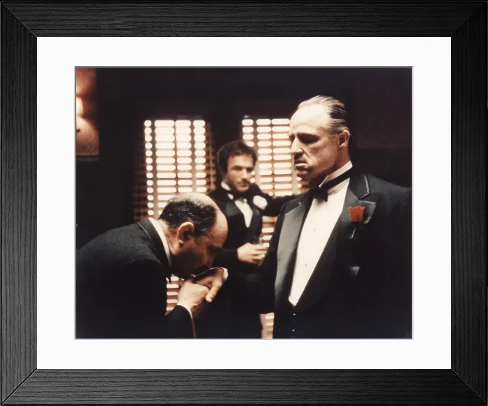 Framed Print : THE GODFATHER, Salvatore Corsitto, James Caan, Marlon Brando, 1972