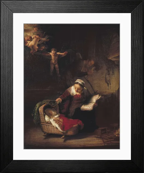 Framed Print : REMBRANDT, Harmenszoon van Rijn, called (1606-1669). Holy Family. 1645. Baroque art. Oil on canvas. RUSSIA. Saint Petersburg. State Hermitage Museum Framed Print : REMBRANDT, Harmenszoon van Rijn, called (1606-1669). Holy Family. 1645. Baroque art. Oil on canvas. RUSSIA. Saint Petersburg. State Hermitage Museum