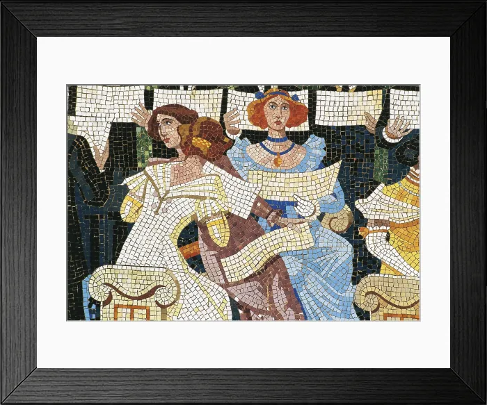 Framed Print : AISA / Everett Collection BRU I SALELLES, Llus (1868-1952); DOMENECH I MONTANER, Lluis (1850-1923); BRU I SALELLES, Llus (1868-1952)