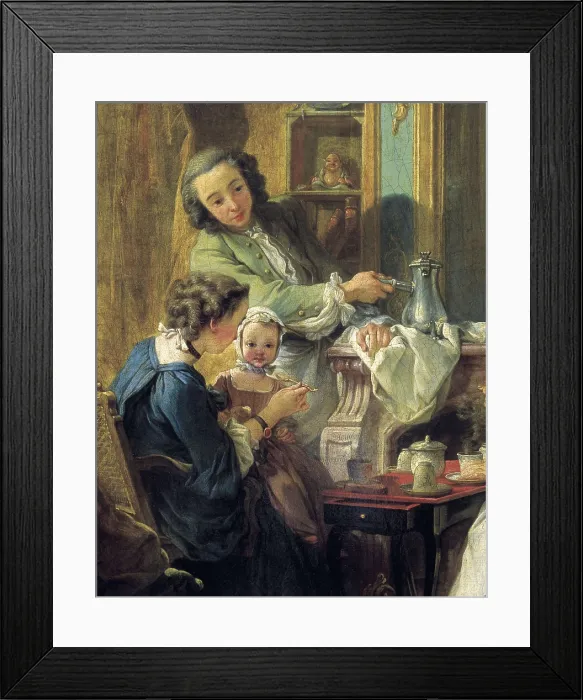Framed Print : BOUCHER, Franois (1703-1770). The Afternoon Meal. 1739. Right central detail. Rococo art. Oil on canvas. FRANCE. Paris. Louvre Museum. AISA / Everett Collection**US SALES ONLY** Framed Print : BOUCHER, Franois (1703-1770). The Afternoon Meal. 1739. Right central detail. Rococo art. Oil on canvas. FRANCE. Paris. Louvre Museum. AISA / Everett Collection**US SALES ONLY**