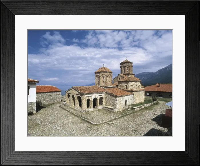 Framed Print : Church of Saint Naum. MACEDONIA. Ohrid. Late Byzantine art. AISA / Everett Collection**US SALES ONLY** Framed Print : Church of Saint Naum. MACEDONIA. Ohrid. Late Byzantine art. AISA / Everett Collection**US SALES ONLY**