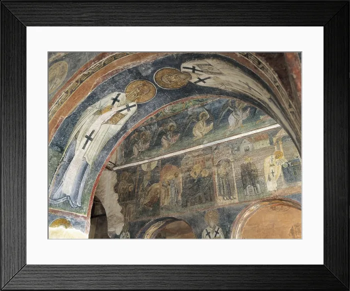 Framed Print : Cathedral of Saint Sophia. 11th-14th c. MACEDONIA. Ohrid. Late Byzantine art. AISA / Everett Collection**US SALES ONLY**