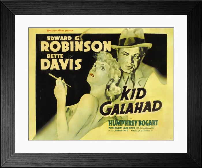 Framed Print : KID GALAHAD, from left: Bette Davis, Edward G. Robinson, 1937 Framed Print : KID GALAHAD, from left: Bette Davis, Edward G. Robinson, 1937
