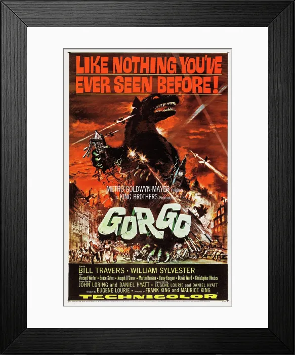 Framed Print : GORGO, US poster, 1961 Framed Print : GORGO, US poster, 1961