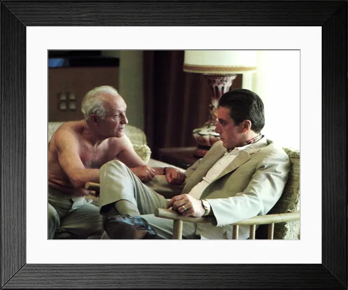Framed Print : THE GODFATHER: PART II, Lee Strasberg, Al Pacino, 1974 Framed Print : THE GODFATHER: PART II, Lee Strasberg, Al Pacino, 1974