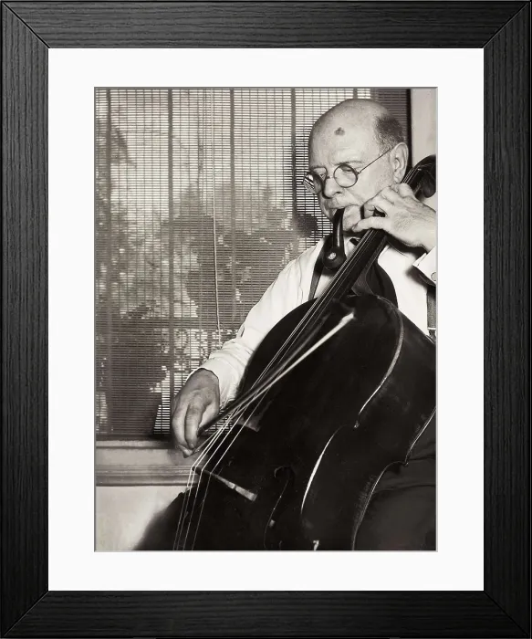 Framed Print : CASALS, Pau (1876-1973). AISA / Everett Collection**US SALES ONLY**