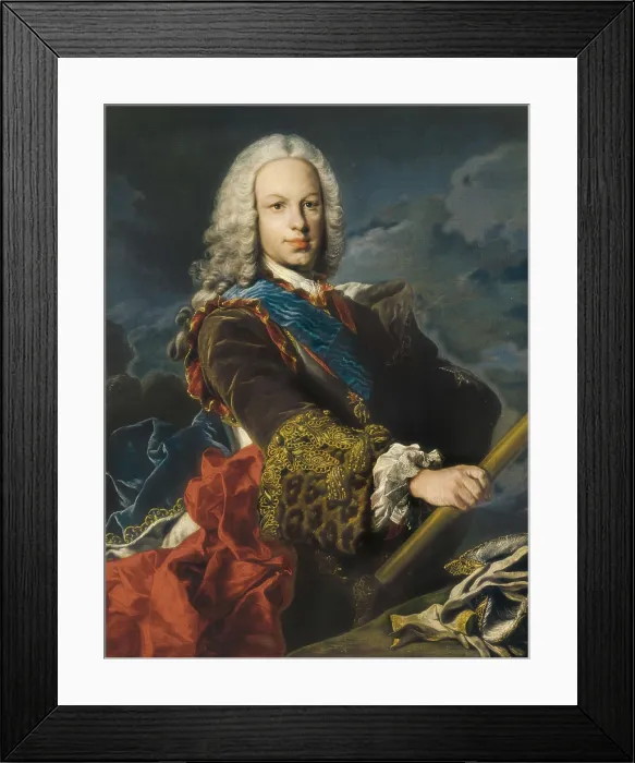 Framed Print : VAN LOO, Louis Michel (1707-1771). Fernando VI. Rococo art. Oil on canvas. SPAIN. Madrid. Prado Museum. AISA / Everett Collection**US SALES ONLY**