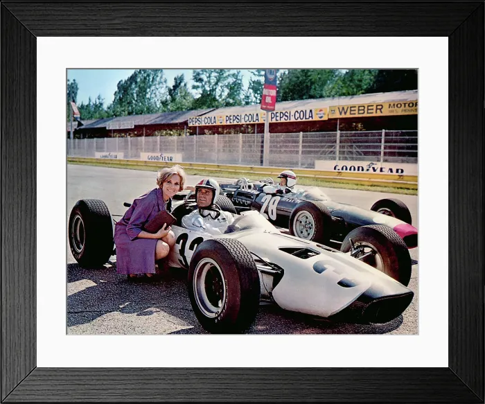 Framed Print : GRAND PRIX, Eva Marie Saint, James Garner, 1966