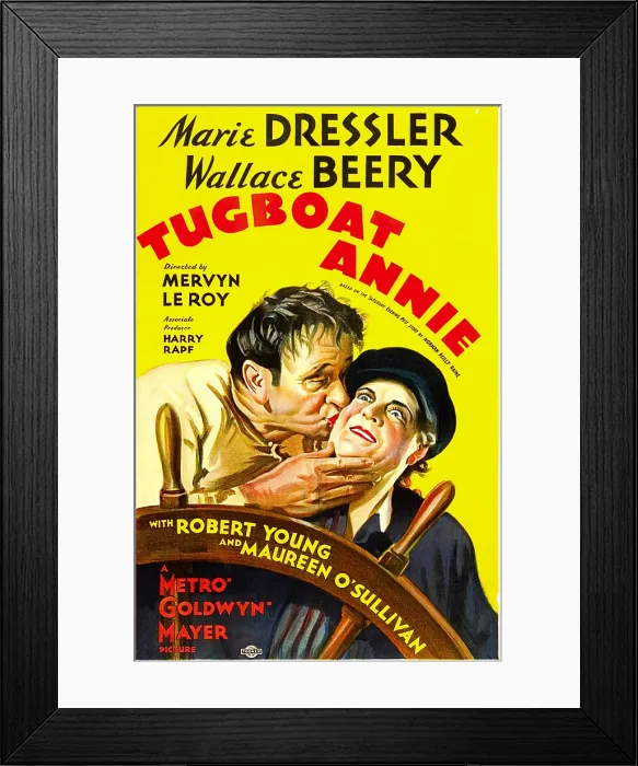 Framed Print : TUGBOAT ANNIE, from left: Wallace Beery, Marie Dressler, 1933 Framed Print : TUGBOAT ANNIE, from left: Wallace Beery, Marie Dressler, 1933