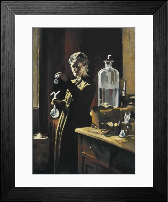 Framed Print : CURIE, Marie (1867-1934). Painting. AISA / Everett Collection**US SALES ONLY** Framed Print : CURIE, Marie (1867-1934). Painting. AISA / Everett Collection**US SALES ONLY**