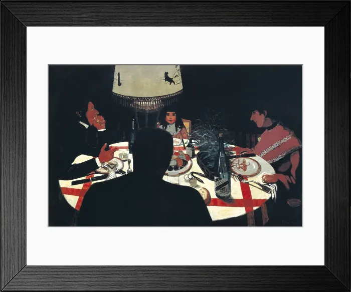 Framed Print : VALLOTTON, Flix (1865-1925). Dinner, By Lamplight. 1899. Symbolism. Les Nabis. Oil on canvas. FRANCE. Paris. Muse d'Orsay (Orsay Museum) Framed Print : VALLOTTON, Flix (1865-1925). Dinner, By Lamplight. 1899. Symbolism. Les Nabis. Oil on canvas. FRANCE. Paris. Muse d'Orsay (Orsay Museum)