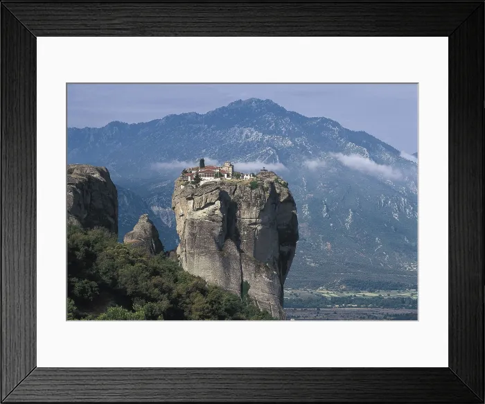 Framed Print : Monastery of the Holy Trinity (Hagia Triada). GREECE. THESSALY. TRIKALA. Meteora. Late Byzantine art. AISA / Everett Collection**US SALES ONLY** Framed Print : Monastery of the Holy Trinity (Hagia Triada). GREECE. THESSALY. TRIKALA. Meteora. Late Byzantine art. AISA / Everett Collection**US SALES ONLY**