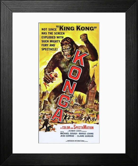 Framed Print : KONGA, US poster, 1961 Framed Print : KONGA, US poster, 1961