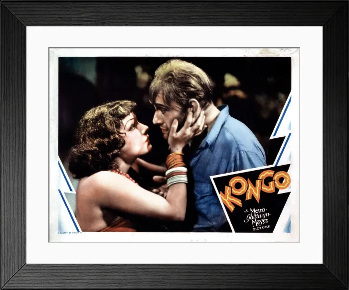 Framed Print : KONGO, from left, Lupe Velez, Conrad Nagel, 1932 Framed Print : KONGO, from left, Lupe Velez, Conrad Nagel, 1932