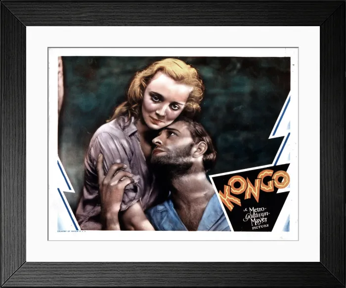Framed Print : KONGO, from left, Virginia Bruce, Conrad Nagel, 1932 Framed Print : KONGO, from left, Virginia Bruce, Conrad Nagel, 1932
