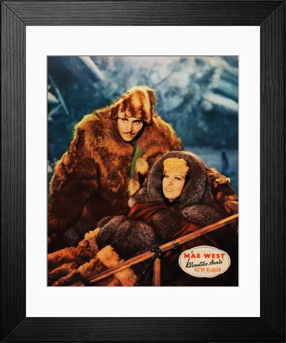 Framed Print : KLONDIKE ANNIE, US poster art, from left: Phillip Reed, Mae West, 1936 Framed Print : KLONDIKE ANNIE, US poster art, from left: Phillip Reed, Mae West, 1936