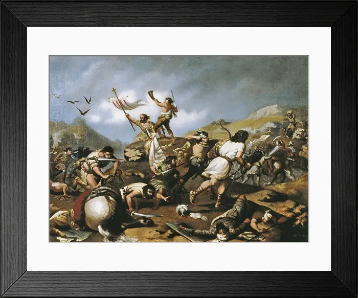 Framed Print : FORTUNY, Mariano (1838-1874). The Almogavars. 1856. Romanticism. Oil on canvas. Private Collection. AISA / Everett Collection**US SALES ONLY** Framed Print : FORTUNY, Mariano (1838-1874). The Almogavars. 1856. Romanticism. Oil on canvas. Private Collection. AISA / Everett Collection**US SALES ONLY**