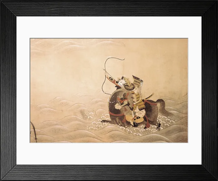 Framed Print : 'GenPei War Episodes' (18th c.). Work of the Tosa school. Japanese art. Tokugawa shogunate period. ITALY. Venice. Museum of Oriental Art Framed Print : 'GenPei War Episodes' (18th c.). Work of the Tosa school. Japanese art. Tokugawa shogunate period. ITALY. Venice. Museum of Oriental Art