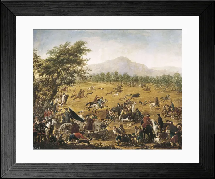 Framed Print : TRAVERSE, Charles Franois de la (18th century). Hunting. 1780s. Baroque art. Oil on canvas. SPAIN. Madrid. Prado Museum. AISA / Everett Collection**US SALES ONLY** Framed Print : TRAVERSE, Charles Franois de la (18th century). Hunting. 1780s. Baroque art. Oil on canvas. SPAIN. Madrid. Prado Museum. AISA / Everett Collection**US SALES ONLY**