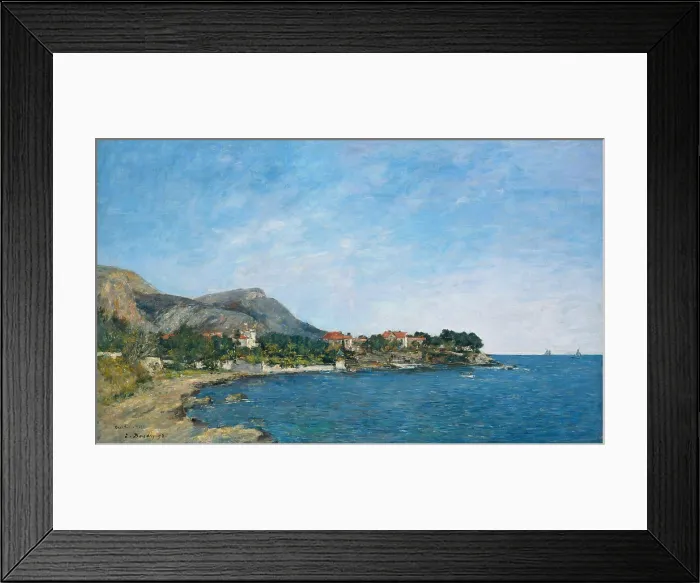 Framed Print : Beaulieu: The Bay of Fourmis, by Eugene Boudin, 1892, French impressionist painting, oil on canvas Framed Print : Beaulieu: The Bay of Fourmis, by Eugene Boudin, 1892, French impressionist painting, oil on canvas