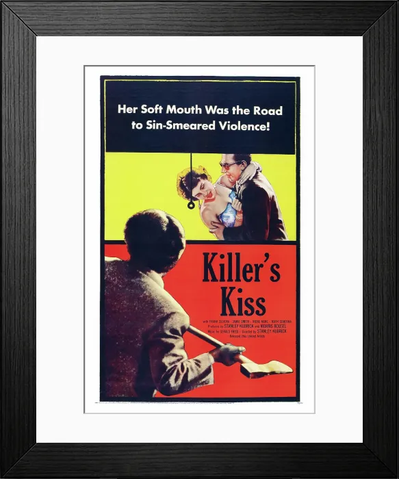 Framed Print : KILLER'S KISS, US poster art, 1955