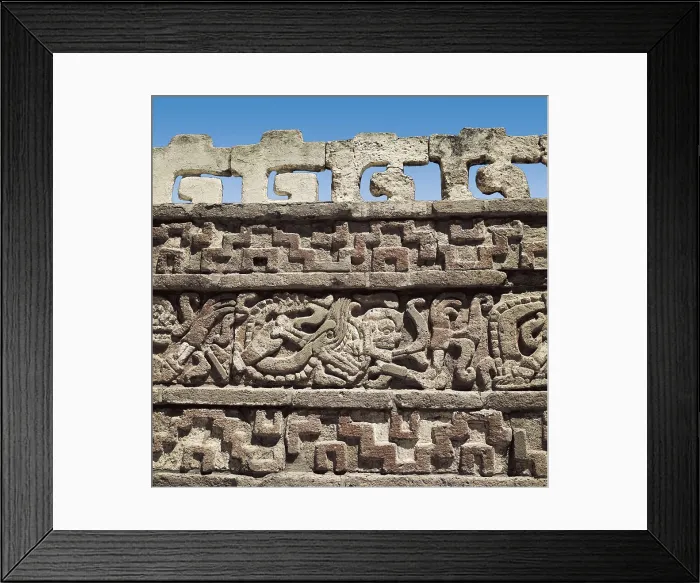 Framed Print : MEXICO. HIDALGO. Tula. Tolteva relief. Toltec art. AISA / Everett Collection**US SALES ONLY**