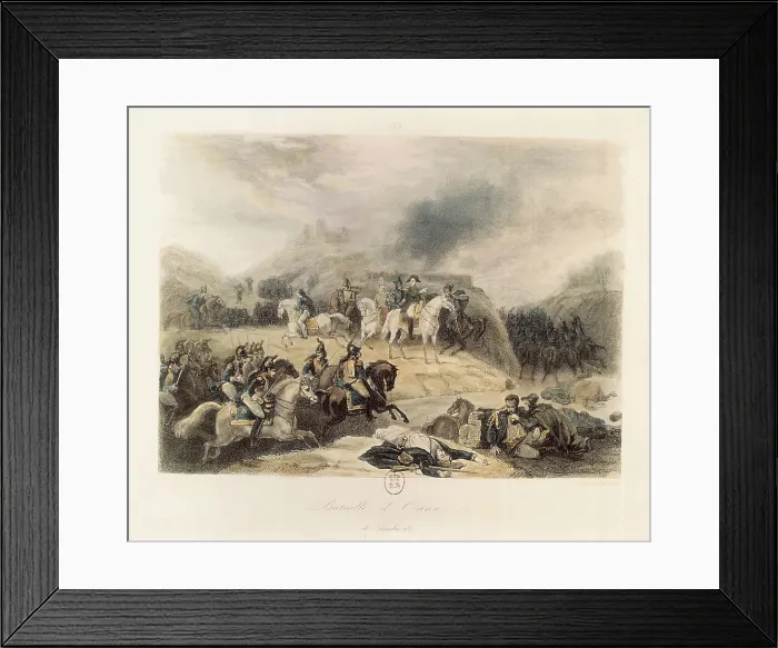 Framed Print : Spain. Peninsular War (1808-1814). Battle of Ocaa (29th November 1809). Litography. SPAIN. Madrid. National Library. AISA / Everett Collection**US SALES ONLY**
