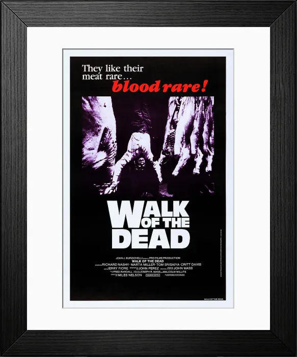 Framed Print : WALK OF THE DEAD, (aka VENGEANCE OF THE ZOMBIES, aka LA REBELION DE LAS MUERTAS), US poster, 1973 Framed Print : WALK OF THE DEAD, (aka VENGEANCE OF THE ZOMBIES, aka LA REBELION DE LAS MUERTAS), US poster, 1973