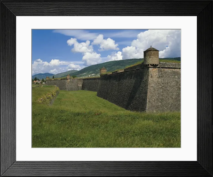 Framed Print : SPAIN. ARAGON. HUESCA. Jaca. Citadel, fortress built duirng the reign of Phlip II (1556-1598). Architecture. AISA / Everett Collection**US SALES ONLY**