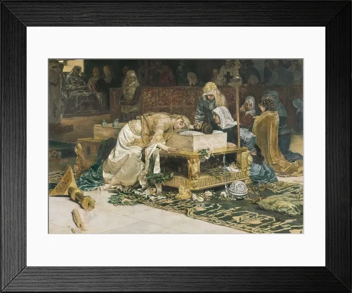 Framed Print : MUOZ i DEGRAIN, Antoni (1841-1924). Lovers of Teruel. 1884. Oil on canvas. SPAIN. Madrid. Prado Museum. AISA / Everett Collection**US SALES ONLY**