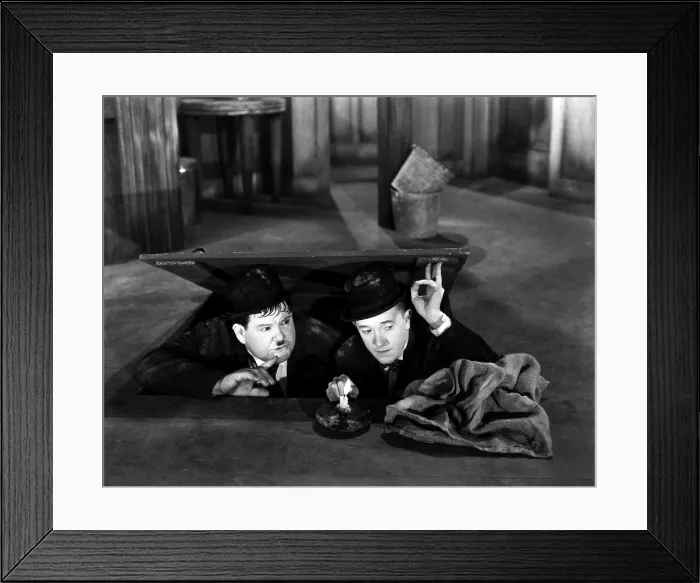 Framed Print : WAY OUT WEST, Oliver Hardy, Stan Laurel, 1937 Framed Print : WAY OUT WEST, Oliver Hardy, Stan Laurel, 1937