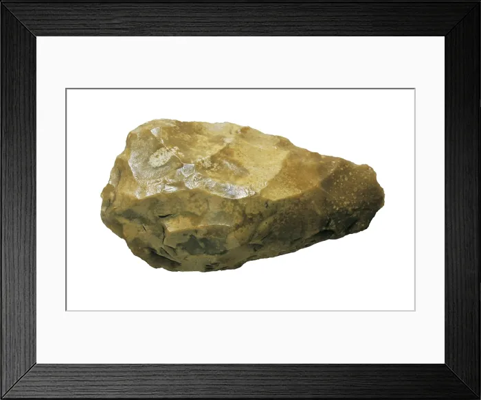 Framed Print : Bifaces from the Acheulean period. Lower Paleolithic. Proc: SPAIN. MADRID (AUTONOMOUS COMMUNITY). AISA / Everett Collection**US SALES ONLY**