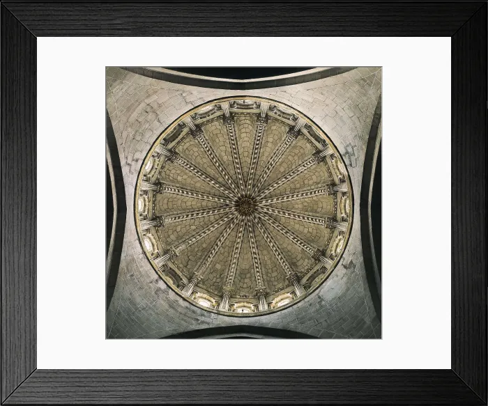 Framed Print : Cathedral of Zamora. 1151-1174. SPAIN. Zamora. Cathedral. Cimborio. Inside. Romanesque art. Architecture. AISA / Everett Collection**US SALES ONLY**