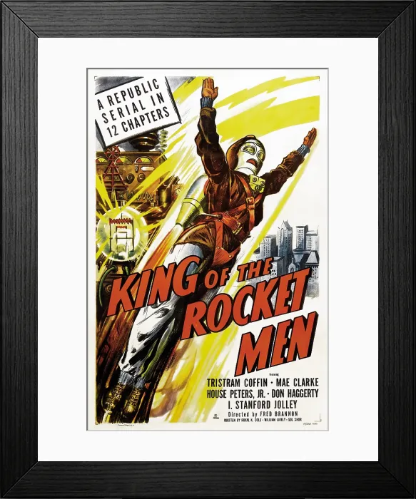 Framed Print : KING OF THE ROCKET MEN, 1949