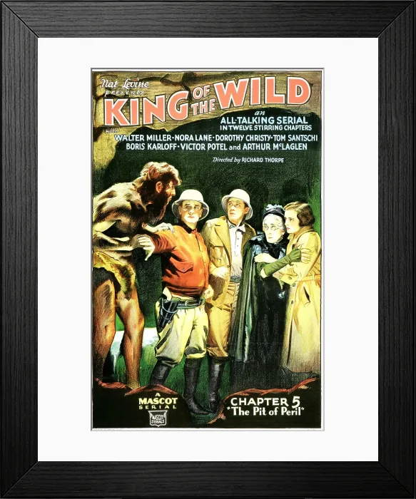 Framed Print : KING OF THE WILD, Chapter 5: The Pit Of Peril, 1931