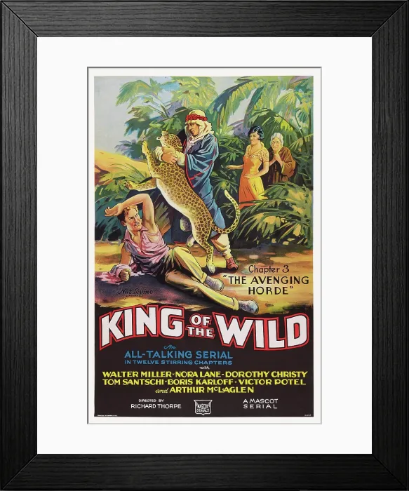 Framed Print : KING OF THE WILD, Chapter 3: The Avenging Horde, 1931 Framed Print : KING OF THE WILD, Chapter 3: The Avenging Horde, 1931