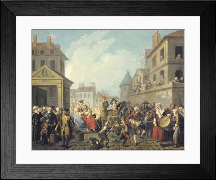 Framed Print : JEAURAT, Etienne (1699-1789). Street Carnival in Paris. 18th c. Oil on canvas. FRANCE. Paris. Muse Carnavalet (Carnavalet Museum). AISA / Everett Collection**US SALES ONLY** Framed Print : JEAURAT, Etienne (1699-1789). Street Carnival in Paris. 18th c. Oil on canvas. FRANCE. Paris. Muse Carnavalet (Carnavalet Museum). AISA / Everett Collection**US SALES ONLY**
