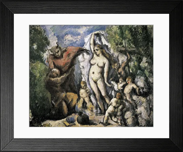Framed Print : CEZANNE, Paul (1839-1906). The Temptation of St. 1875. Post-Impressionism. Oil on canvas. FRANCE. Paris. Muse d'Orsay (Orsay Museum). AISA / Everett Collection**US SALES ONLY**