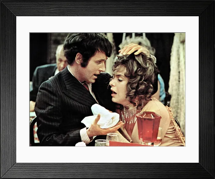Framed Print : THE HEARTBREAK KID, from left: Charles Grodin, Jeannie Berlin, 1972. 20th Century-Fox Film Corporation, TM & Copyright / courtesy Everett Collection