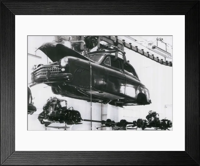 Framed Print : SEAT Car Factory in Barcelona (2nd June 1953). AISA / Everett Collection**US SALES ONLY**