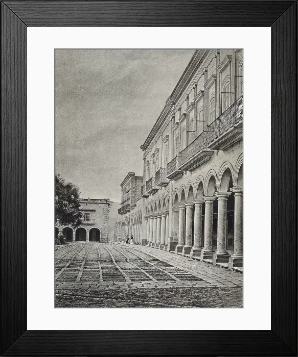 Framed Print : Mexico. Morelia. Matamoros Portal, where the Mexican insurgent leader Mariano Matamoros was shooted (3rd February 1814). Litography. SPAIN. Barcelona Framed Print : Mexico. Morelia. Matamoros Portal, where the Mexican insurgent leader Mariano Matamoros was shooted (3rd February 1814). Litography. SPAIN. Barcelona
