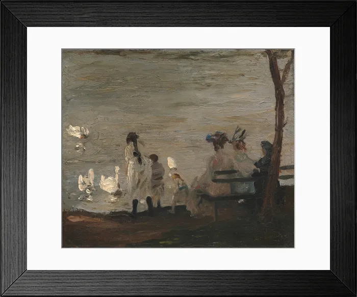 Framed Print : THE GREEN CAR, by William Glackens, 1910, American painting, oil on canvas Framed Print : THE GREEN CAR, by William Glackens, 1910, American painting, oil on canvas