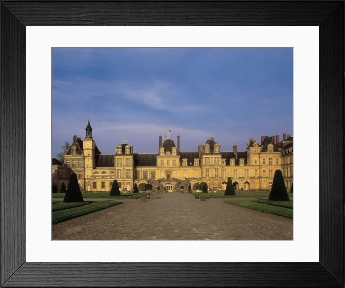 Framed Print : LE BRETON, Gilles (ca. 1506-1558). Chteau de Fontainebleau. 1528. FRANCE. LE-DE-FRANCE. SEINE-ET-MARNE. Fontainebleau. Renaissance art. AISA / Everett Collection**US SALES ONLY**