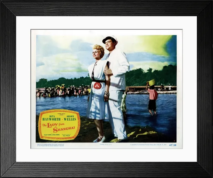 Framed Print : THE LADY FROM SHANGHAI, from left, Orson Welles, Rita Hayworth, 1947 Framed Print : THE LADY FROM SHANGHAI, from left, Orson Welles, Rita Hayworth, 1947