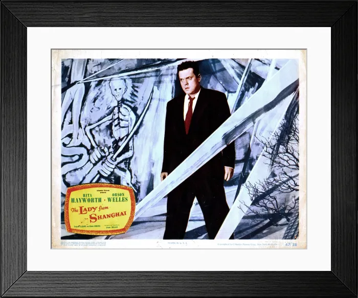 Framed Print : THE LADY FROM SHANGHAI, Orson Welles, 1947 Framed Print : THE LADY FROM SHANGHAI, Orson Welles, 1947