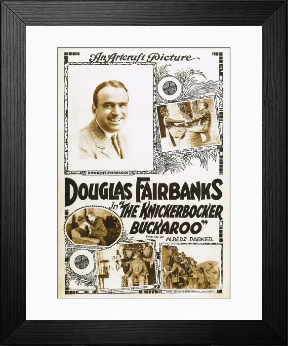 Framed Print : THE KNICKERBOCKER BUCKAROO, Douglas Fairbanks, 1919