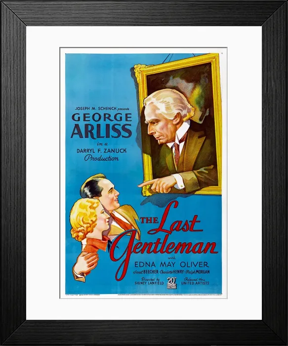 Framed Print : THE LAST GENTLEMAN, from left: Edna May Oliver, George Arliss, 1934, TM and Copyright 20th Century Fox Film Corp. All rights reserved. / courtesy Everett Collection